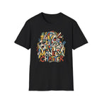 Monkey Chatter Abstract Meditation T-Shirt