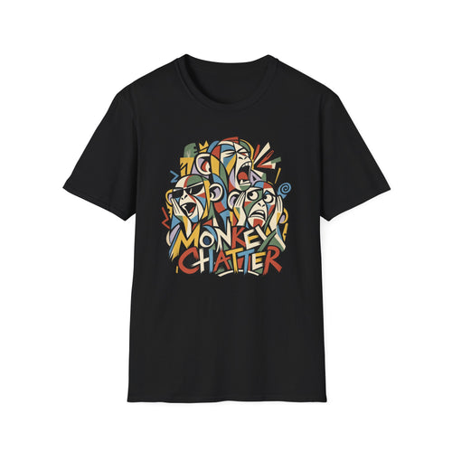 Monkey Chatter Abstract Meditation T-Shirt