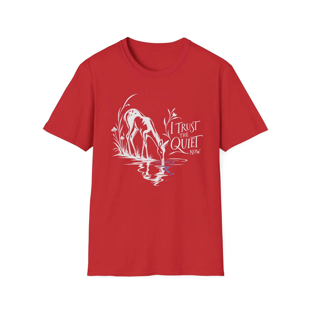 I Trust The Quiet Now - Premium Cotton T-Shirt Into Recovery