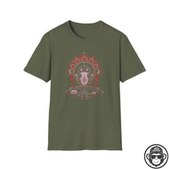 Meditative Frog - Premium Cotton T-Shirt Into Recovery