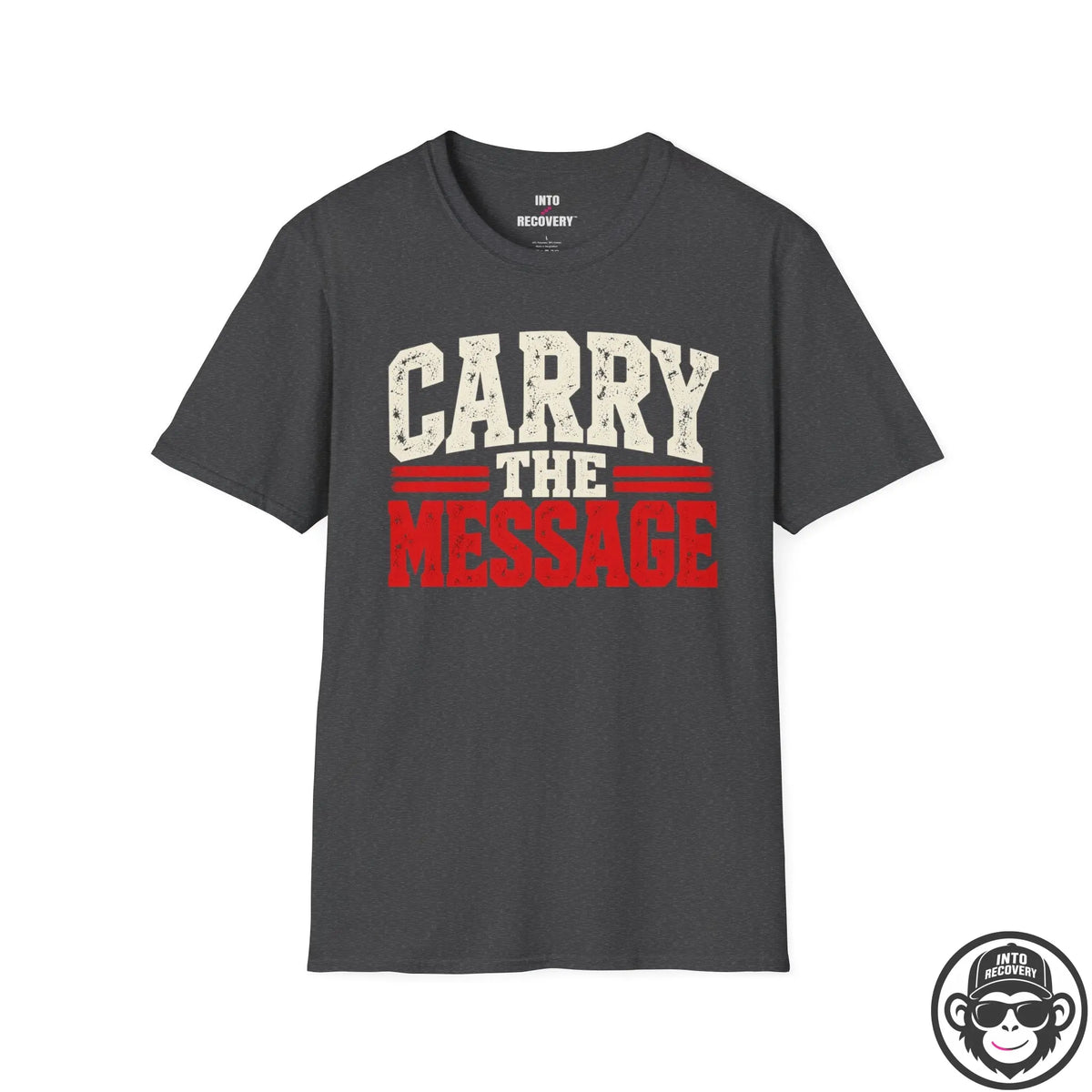 Carry the Message 12-Step T-Shirt Faith Printify