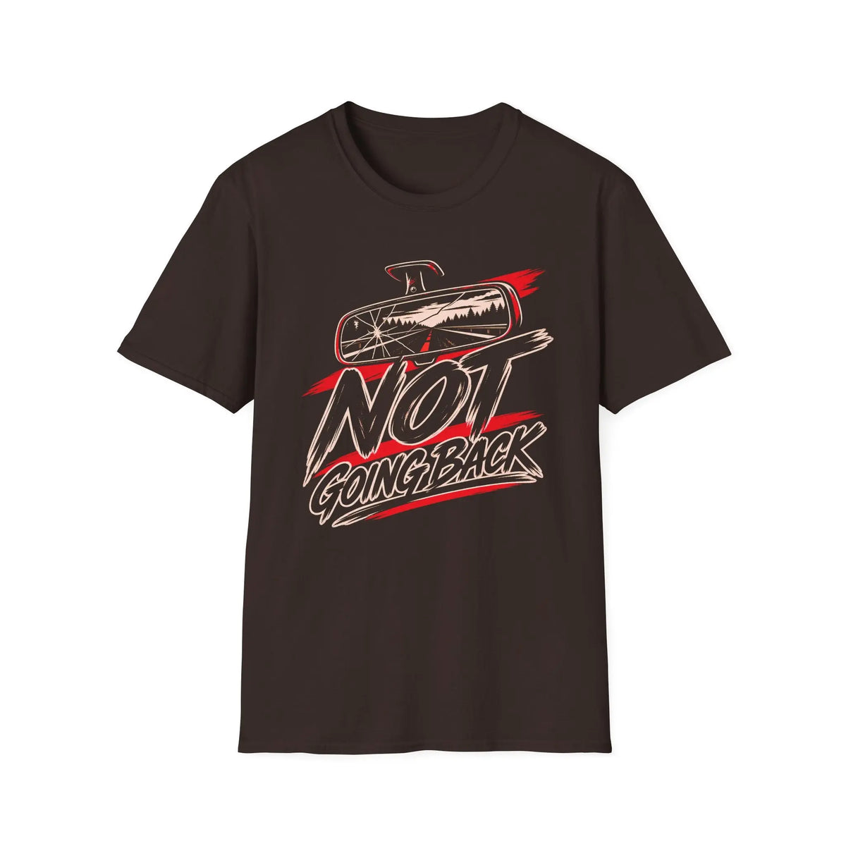 Not Going Back - Premium Cotton T-Shirt Into Recovery