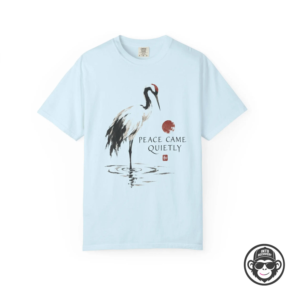 Peace Came Quietly Brush Art T-Shirt Printify