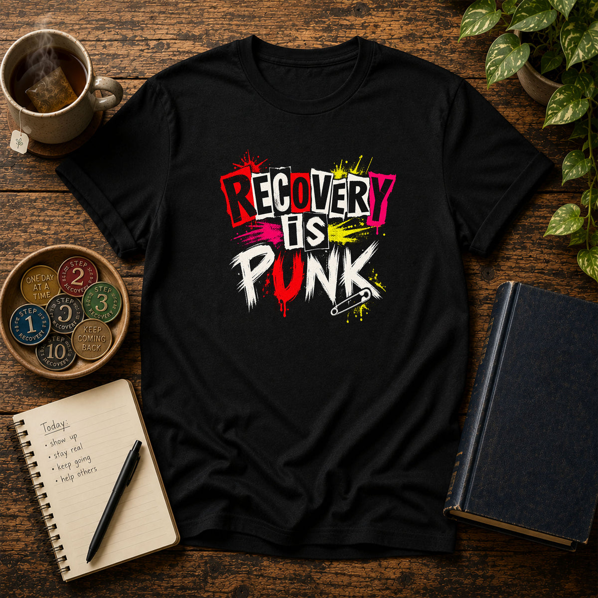 Recovery Is Punk Recovery T-Shirt
