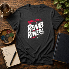 Orange County Rehab Riviera - Premium Cotton T-Shirt Into Recovery