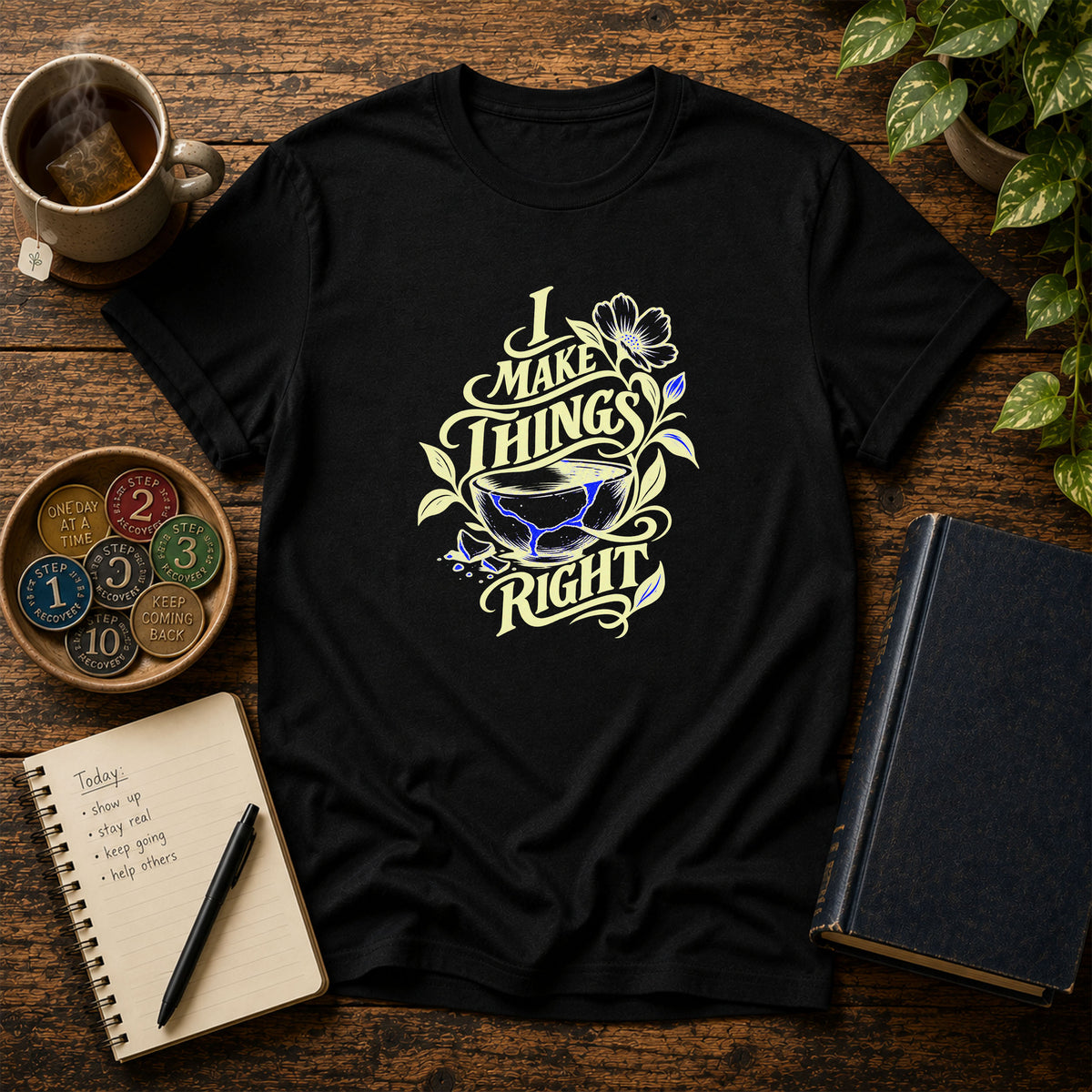 I Make Things Right Recovery T-Shirt