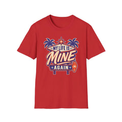 My Life Is Mine Again - Premium Cotton T-Shirt Into Recovery