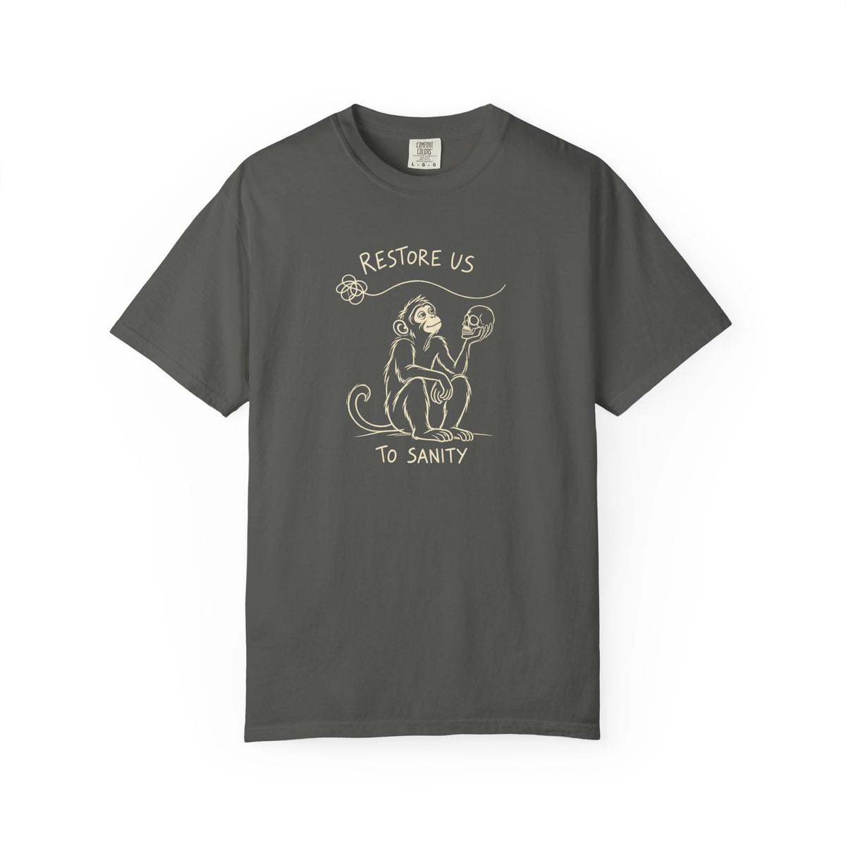 Restore Us To Sanity (Monkey) 12-Step Recovery T-Shirt