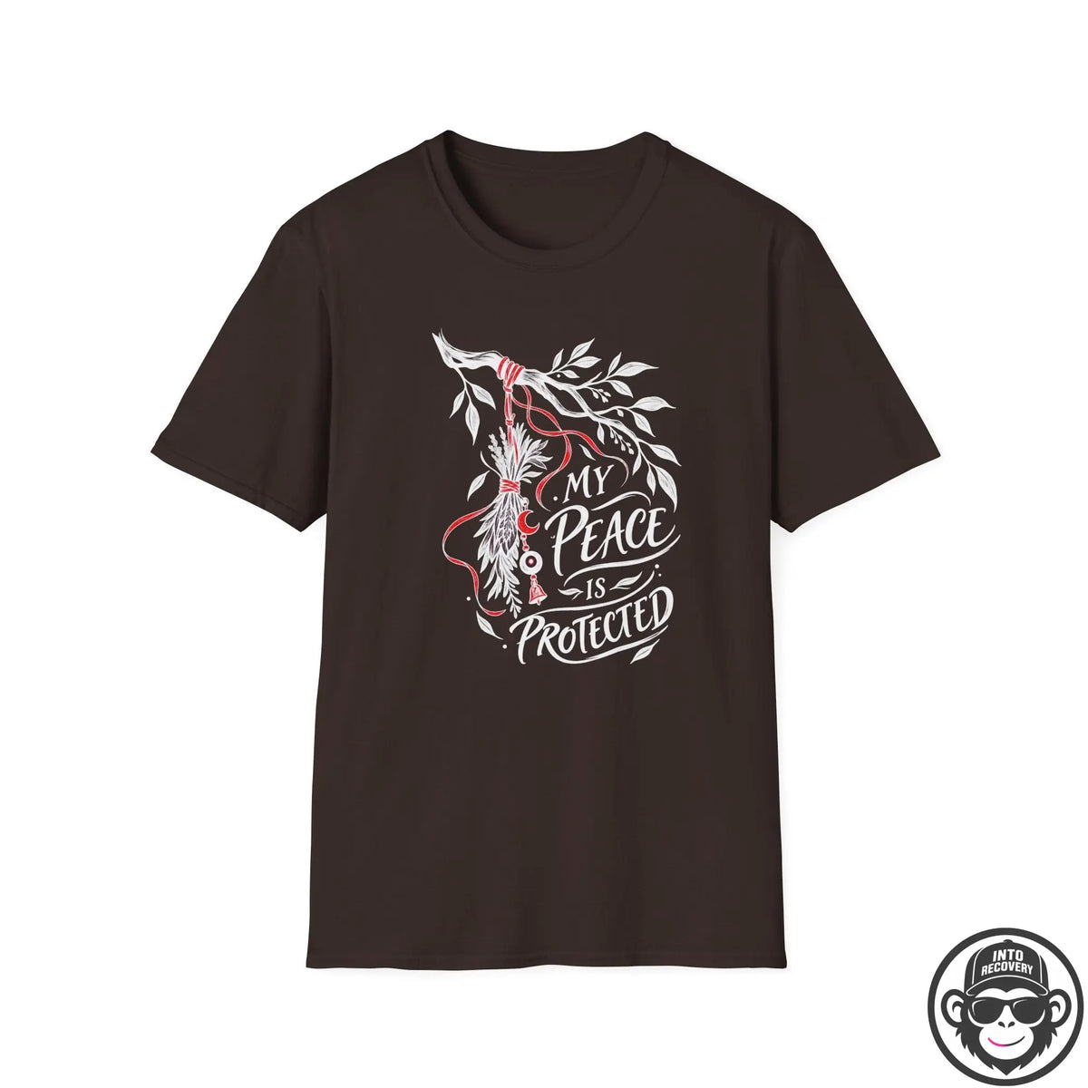 My Peace Is Protected - Premium Cotton T-Shirt Into Recovery