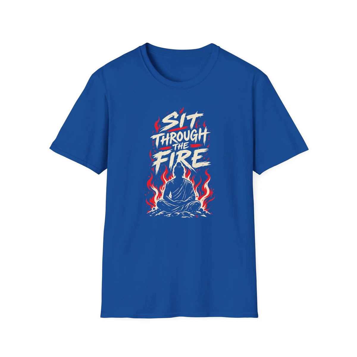Sit Through The Fire - Premium Cotton T-Shirt Into Recovery