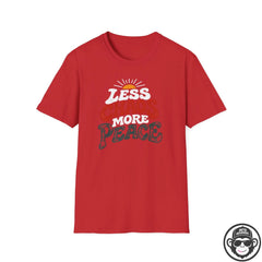 Less Chaos More Peace - Premium Cotton T-Shirt Into Recovery