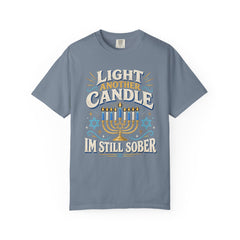 Light Another Candle I'm Still Sober Hanukkah Recovery T-Shirt