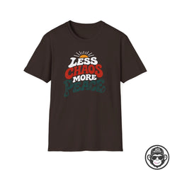 Less Chaos More Peace - Premium Cotton T-Shirt Into Recovery