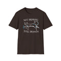 Not Drinking Still Dramatic - Premium Cotton T-Shirt Into Recovery