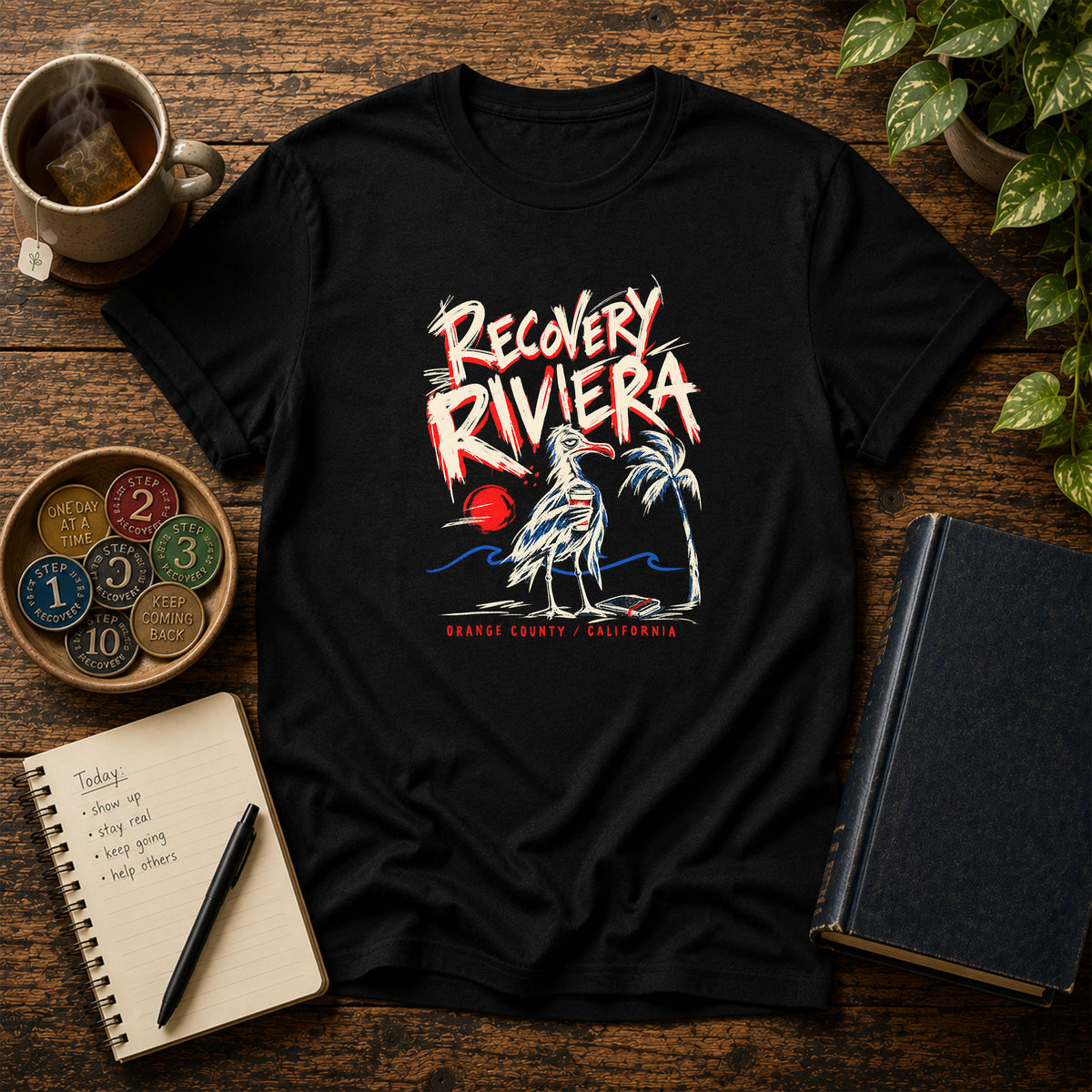 Recovery Riviera Orange County Coastal Recovery T-Shirt